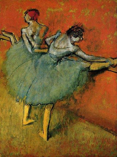 Edgar Degas Dancers at The Bar oil painting picture